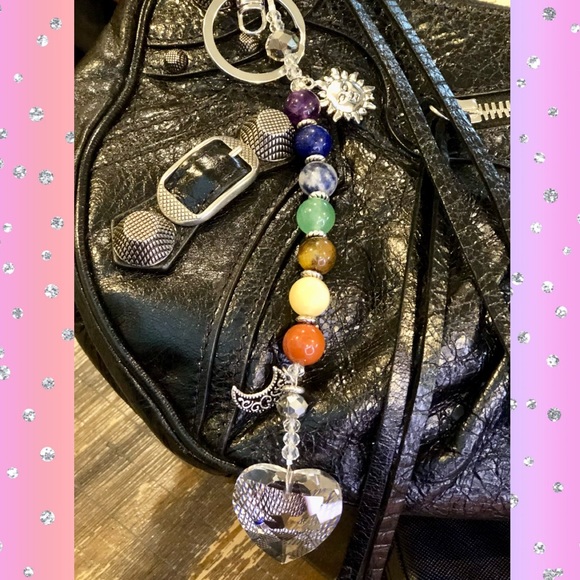 HOLD/SOLD FOR “J” COPY - 🌸🍂Handmade Chakra/ 💕Crystal Bag Char - Picture 4 of 6